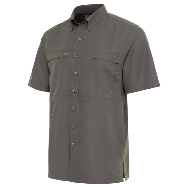 Explorer MicroFiber Short Sleeve Shirt - GunMetal
